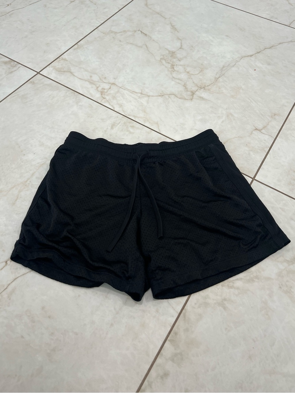 Nike Black Athletic Mesh Shorts Size XS